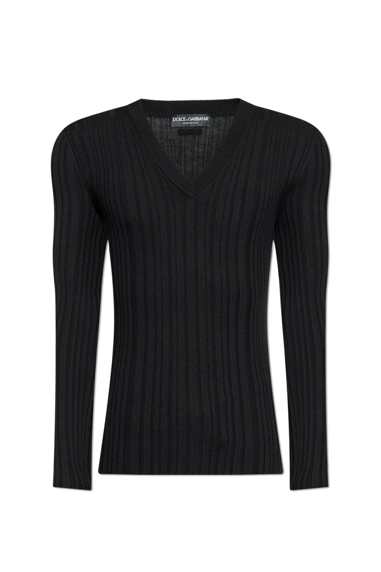 【O次の輝く】DOLCE&GABBANA ニット ブラック Vネック O次の輝く様専用】DOLCE&GABBANA ニット ブラック Vネック